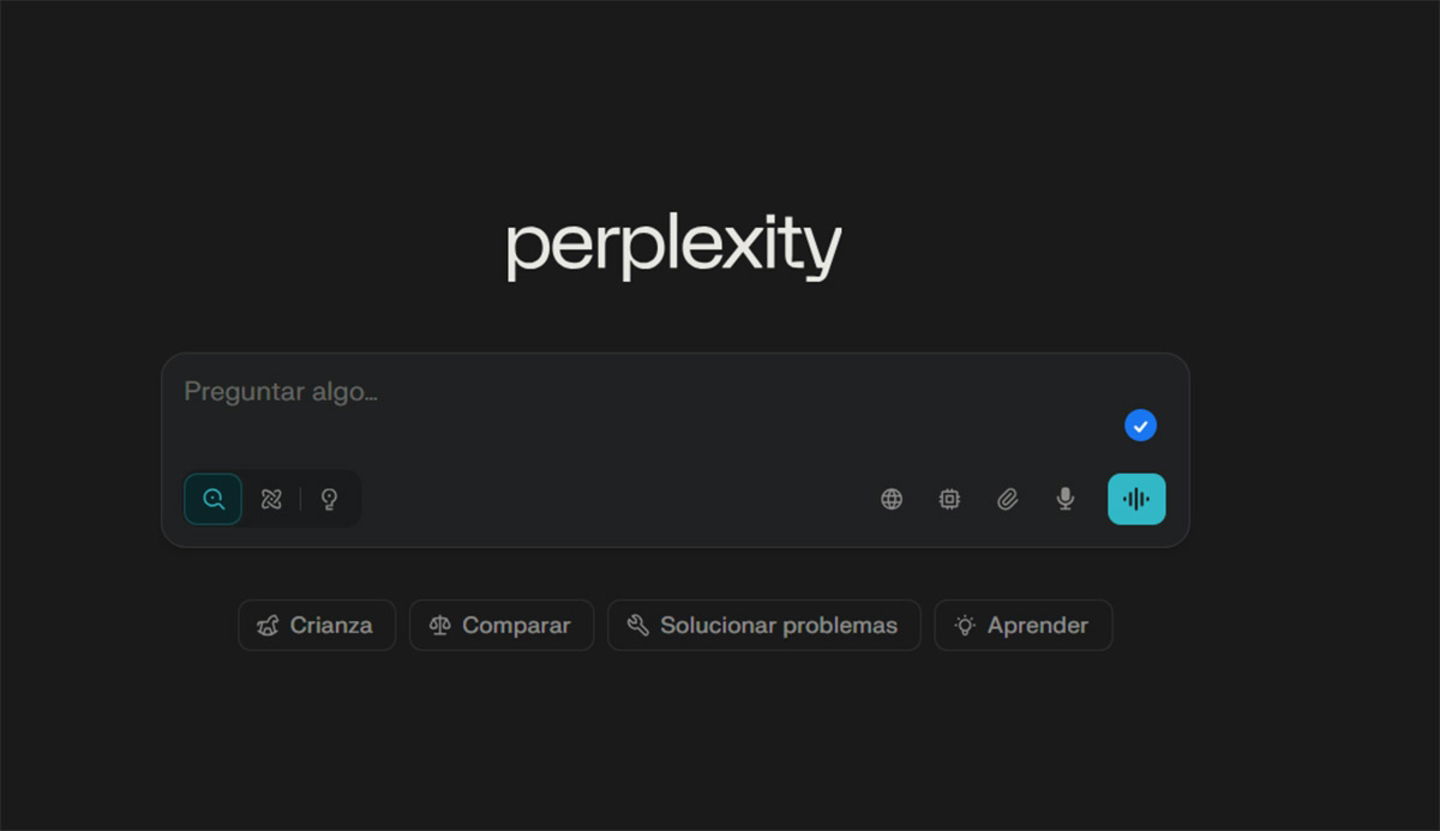 Realizar una búsqueda en Perplexity AI