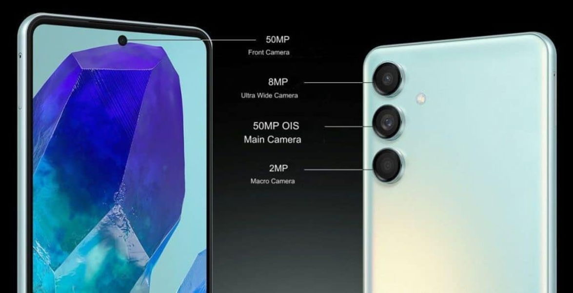 El Samsung Galaxy M55 ya es oficial: tasa de refresco de 120 Hz y Android 14 como carta de presentación
