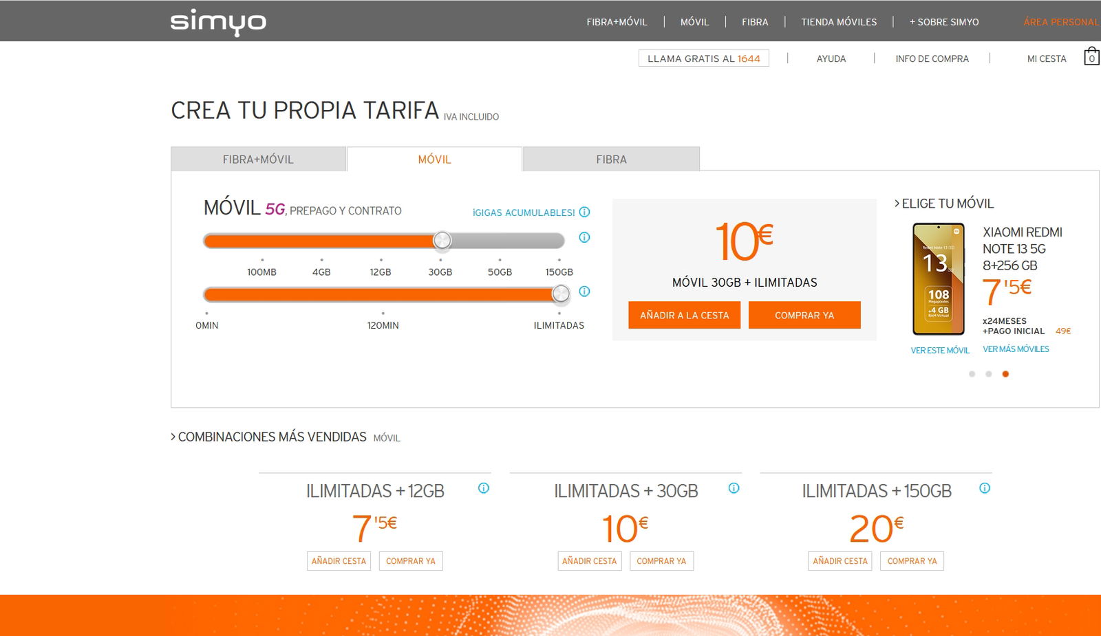 Simyo aumenta sus GB sin subir precios