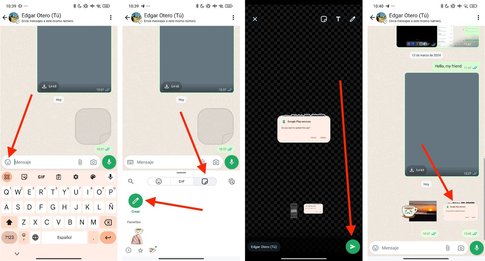 Cómo crear stickers de WhatsApp sin instalar nada