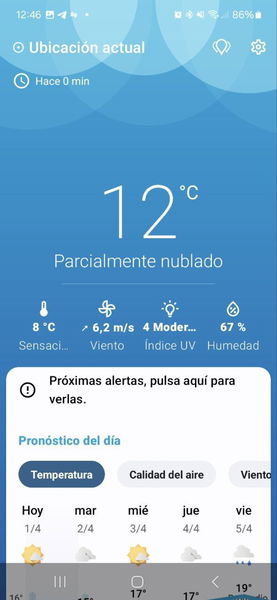 Tienes que probar esta app del tiempo en tu móvil: gratuita, de código abierto y con un diseño exquisito