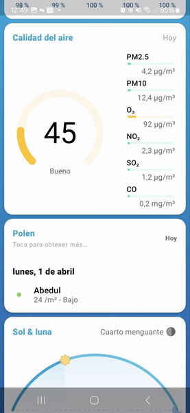 Tienes que probar esta app del tiempo en tu móvil: gratuita, de código abierto y con un diseño exquisito