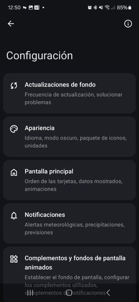 Tienes que probar esta app del tiempo en tu móvil: gratuita, de código abierto y con un diseño exquisito