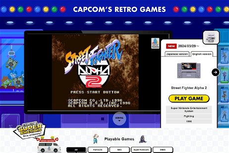 Capcom añade nuevos juegos clásicos de forma gratuita a su web, que está repleta de títulos retro