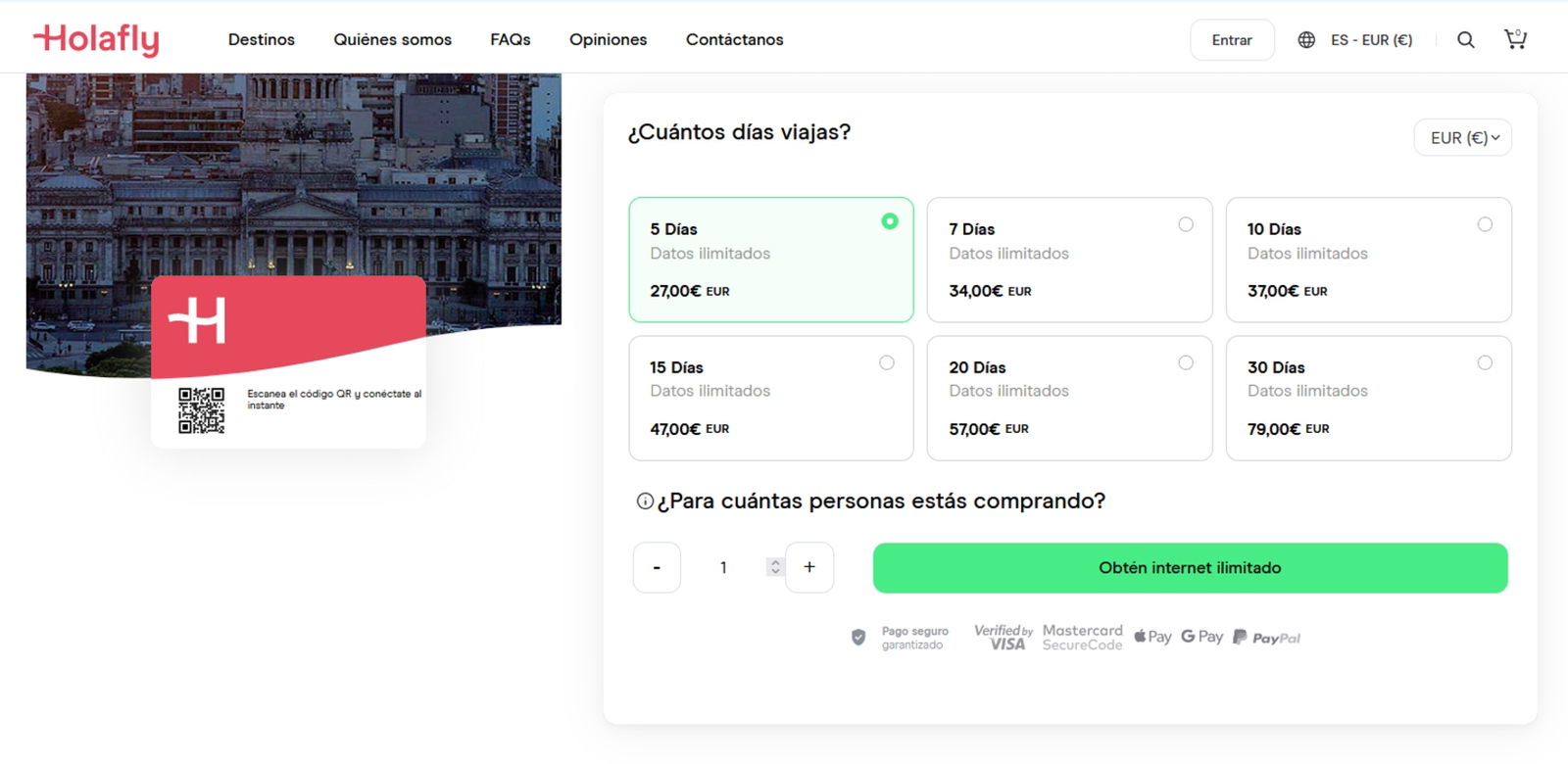 Cómo tener datos y llamadas en Argentina