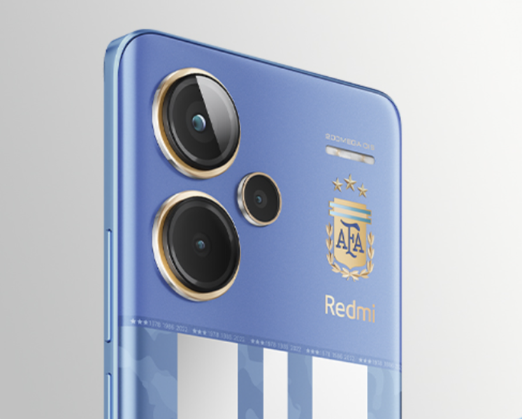 Xiaomi lanza una impresionante versión exclusiva del Redmi Note 13 Pro+ en colaboración con la selección de fútbol de Argentina