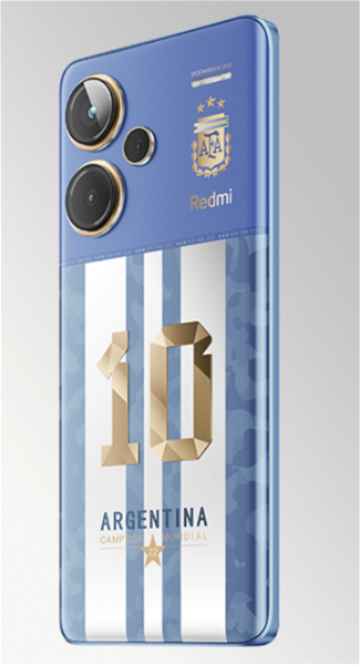 Xiaomi lanza una impresionante versión exclusiva del Redmi Note 13 Pro+ en colaboración con la selección de fútbol de Argentina
