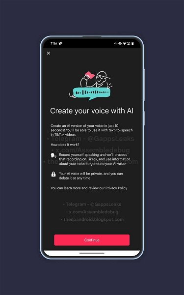 Lo nuevo de TikTok te permitirá usar IA para clonar tu voz