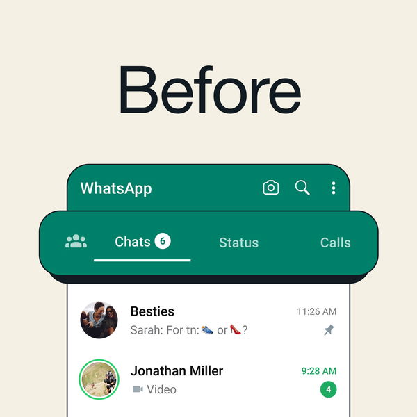 El mayor cambio de diseño de WhatsApp en años ya es oficial