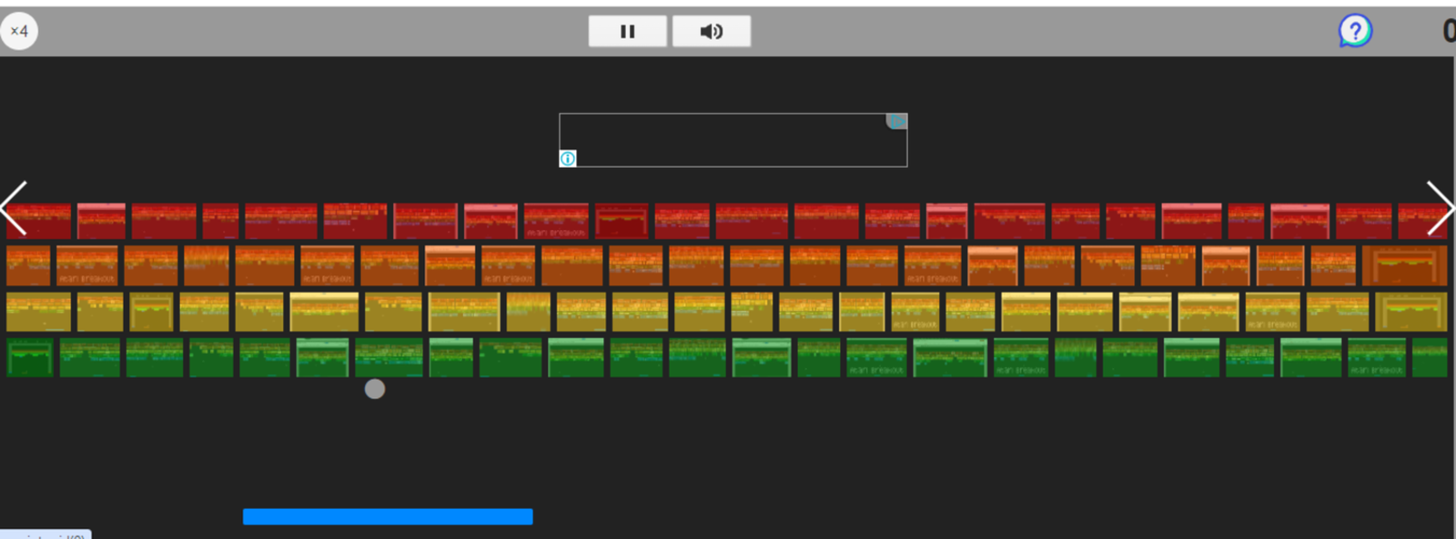 Juego Atari Breakout de Google