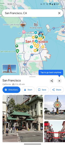 Google Maps rediseña su interfaz al más puro estilo de la app de mapas de Apple