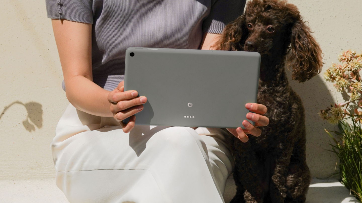 Google Pixel Tablet verde liquen-portada