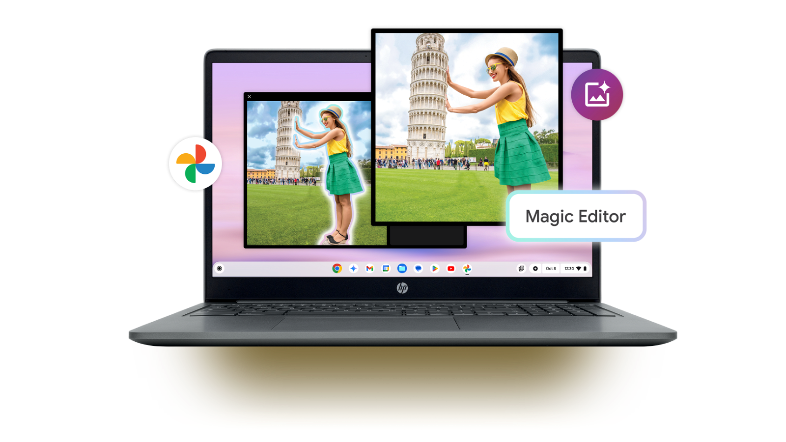 Magic Editor en Chromebook Plus