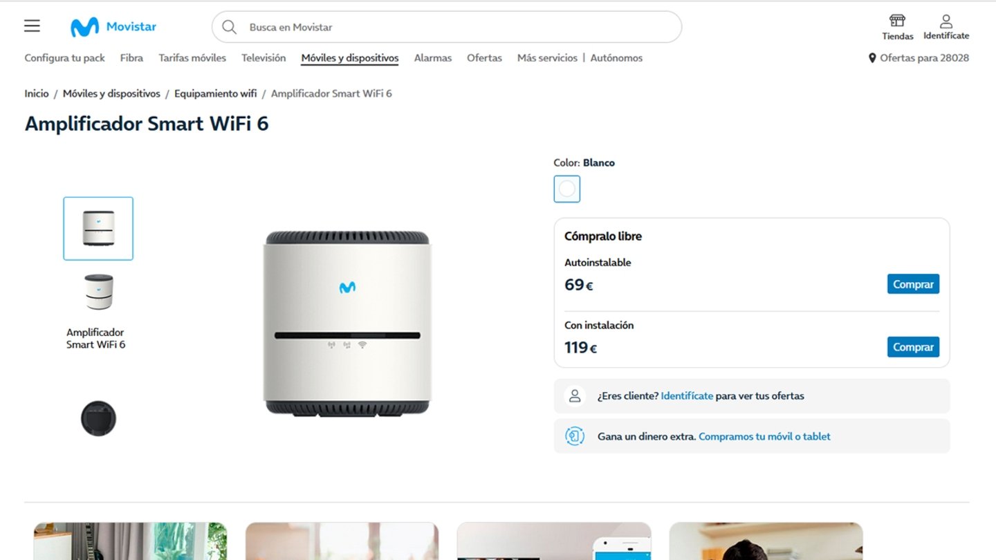 Movistar reduce el precio su mejor amplificador WiFi y también lo ofrece a clientes de O2