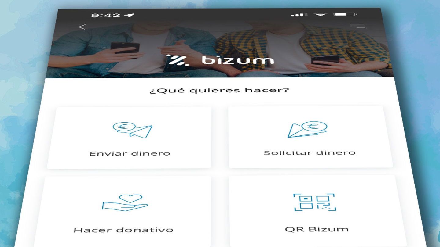 Pantalla de un móvil con Bizum abierto