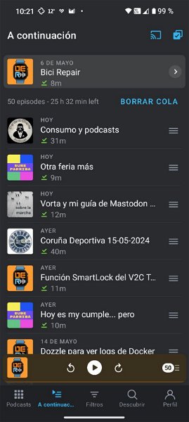 El mejor reproductor de podcasts para Android se actualiza con nuevos widgets y otras mejoras
