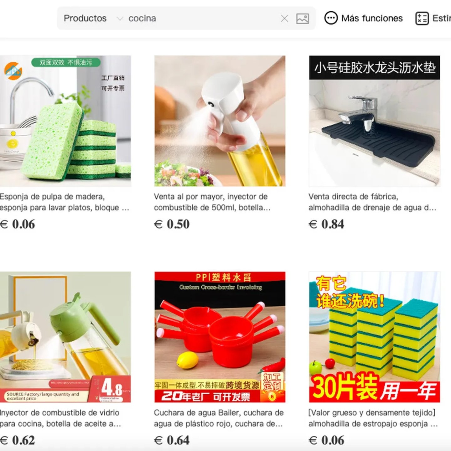 Catálogo de productos de Pandabuy