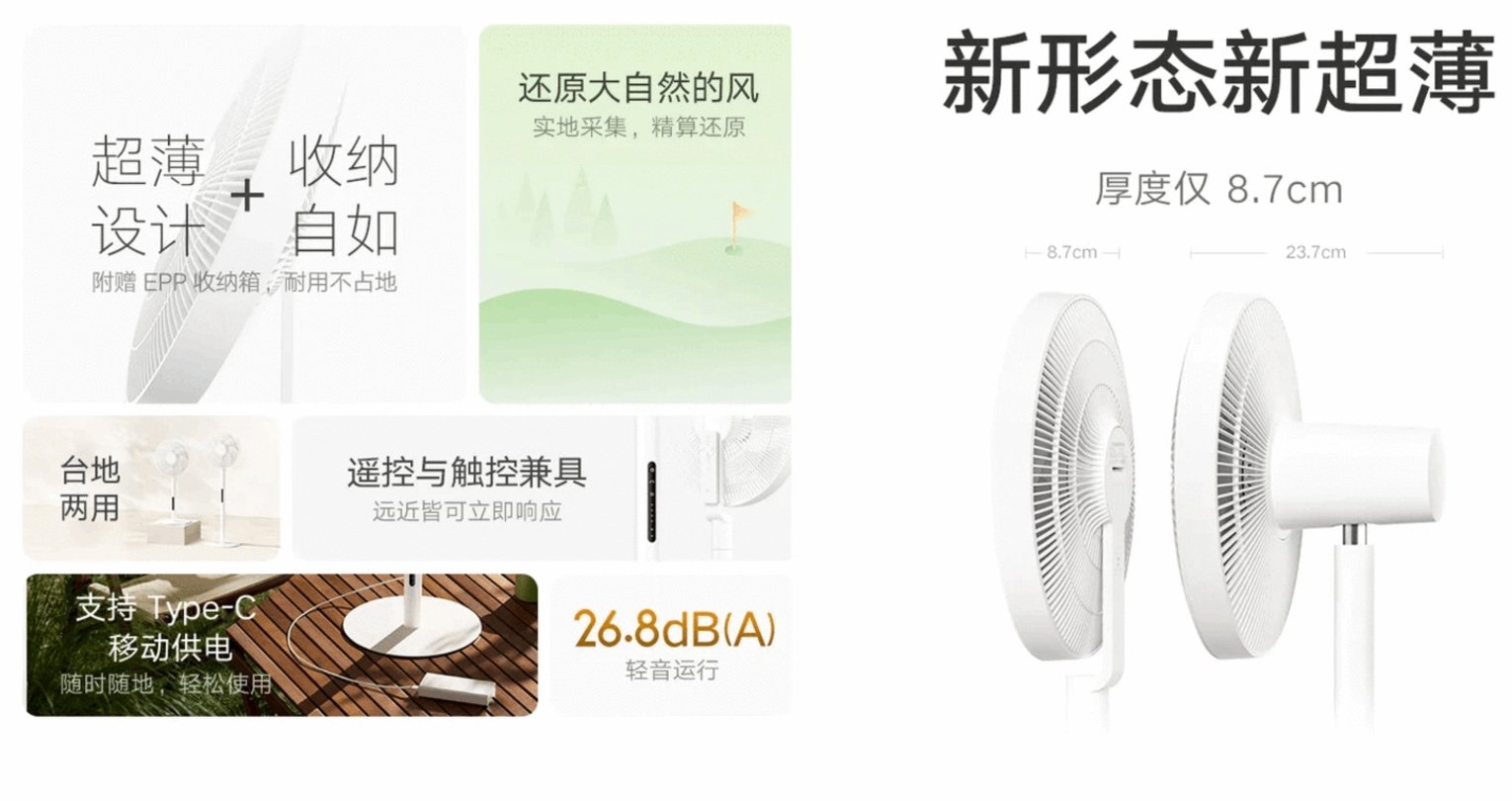 Lo último de Xiaomi es un ventilador inteligente con HyperOS que es capaz de simular el viento natural