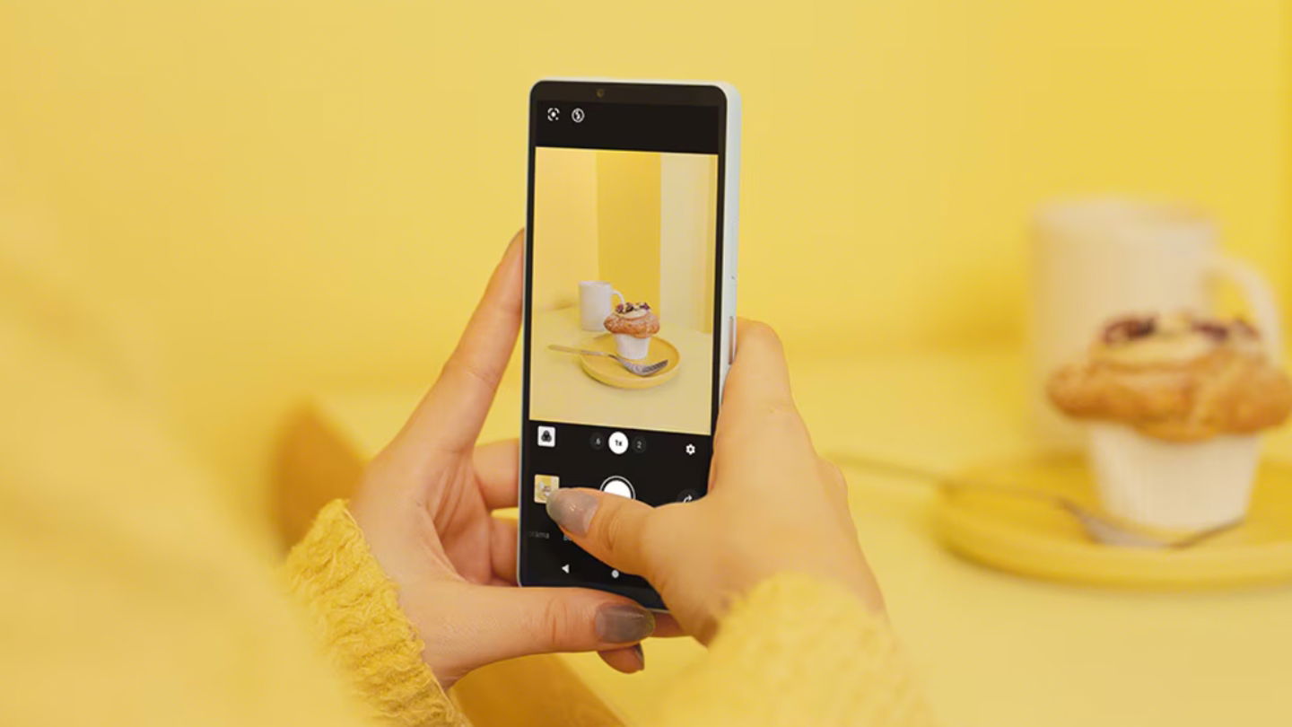 App de cámara en el Sony Xperia 10 VI