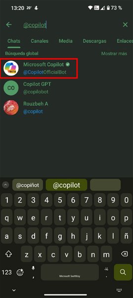 Cómo activar y usar el nuevo bot de Microsoft Copilot en Telegram