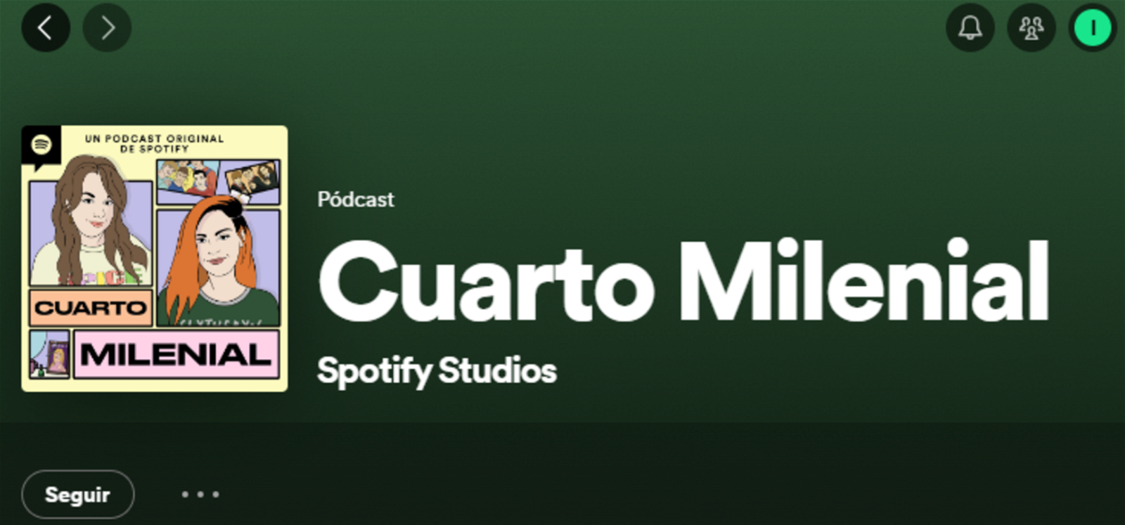 Portada del podcast Cuatro Milenial