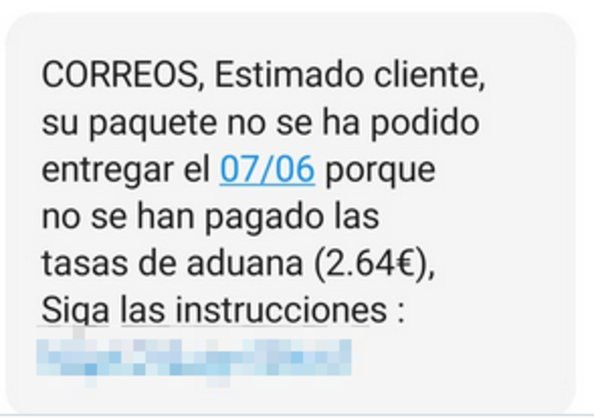 INCIBE alerta de una nueva campaña de mensajes fraudulentos que suplantan a Correos