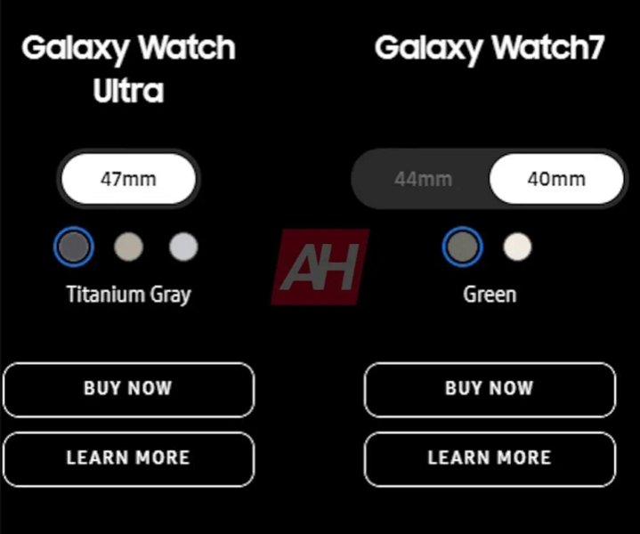 Samsung Galaxy Watch7 y Watch7 Ultra: filtradas las características de los nuevos smartwatches de la firma