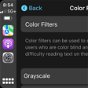 Filtros de color iOS 18 CarPlay