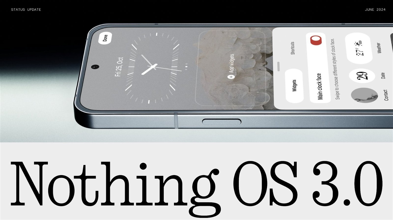 Nothing OS 3.0 Carl Pei revela las novedades de la nueva versión de Android para los móviles Nothing