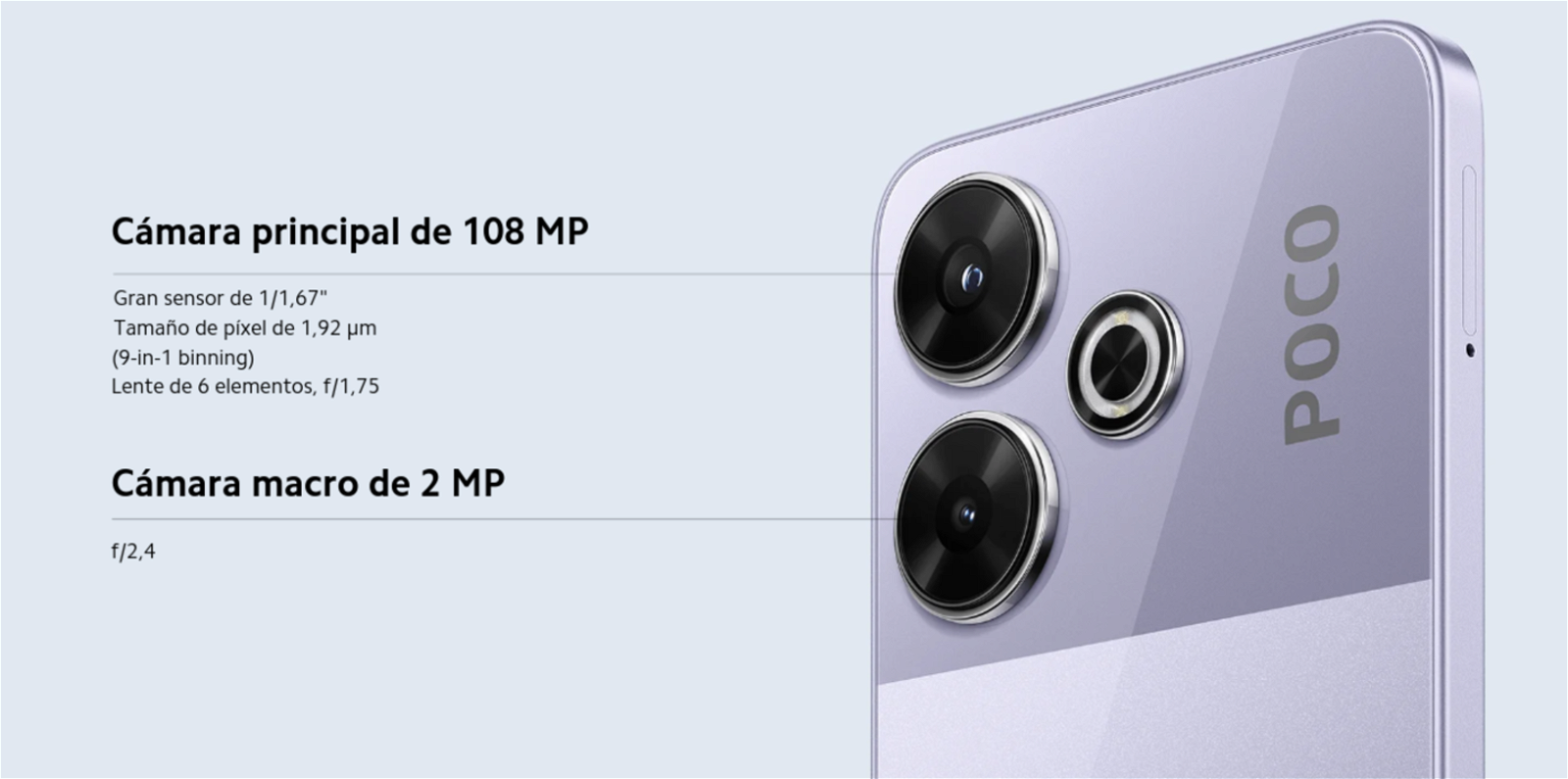 El POCO M6 llega a España con cámara de 108 megapíxeles y pantalla AMOLED: precio y dónde comprarlo