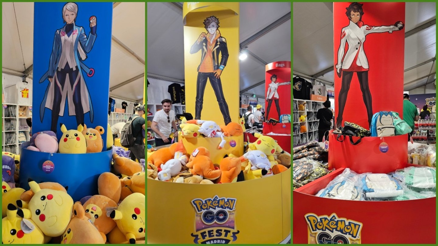 Pokémon GO Fest 2024 Madrid Merchandising