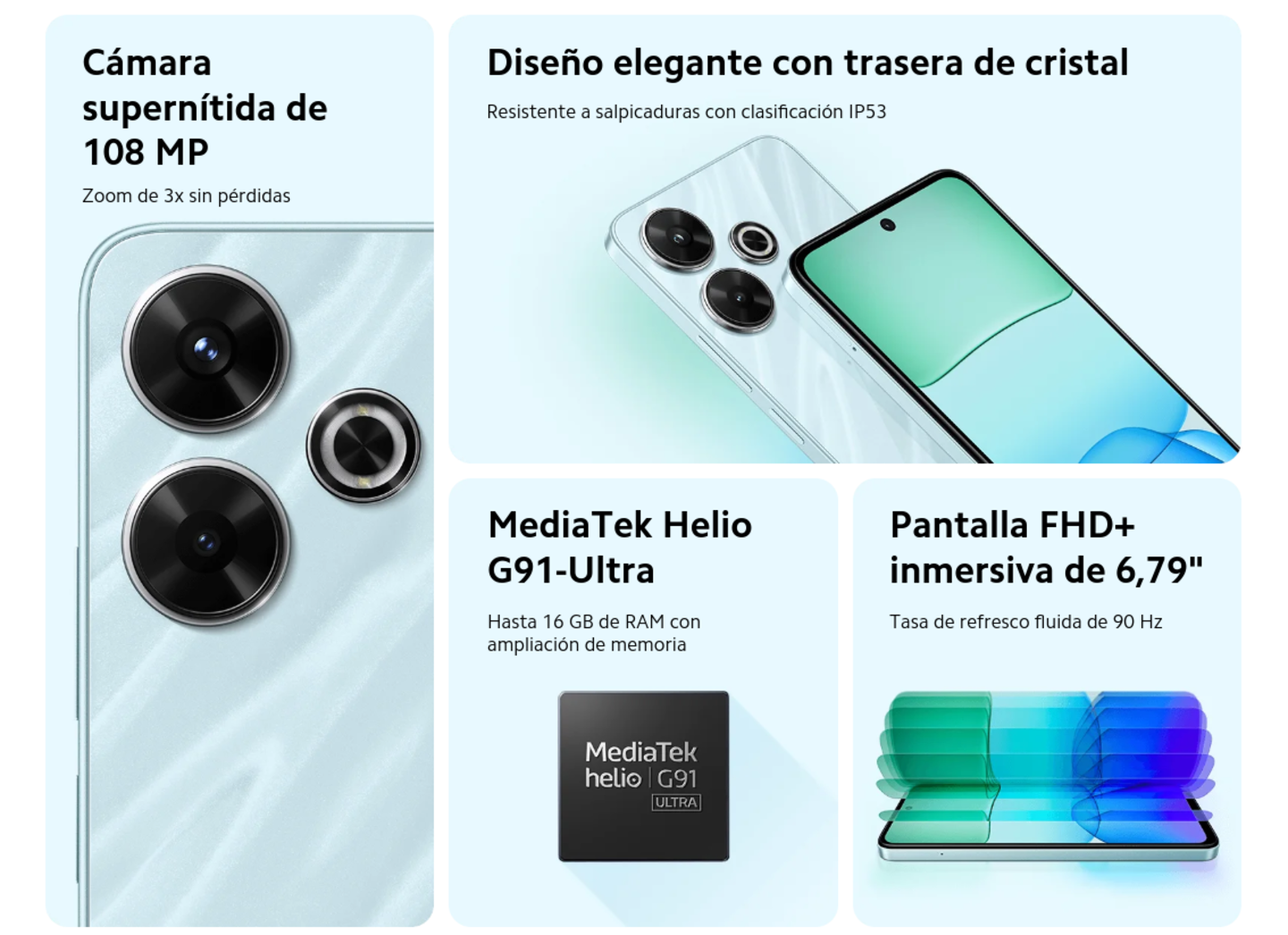 El Xiaomi Redmi 13 llega a España: cámara principal de 108 MP y batería enorme por menos de 200 euros
