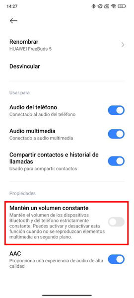 Si desactivas esta función en tu móvil Xiaomi tus auriculares inalámbricos sonarán mucho más alto