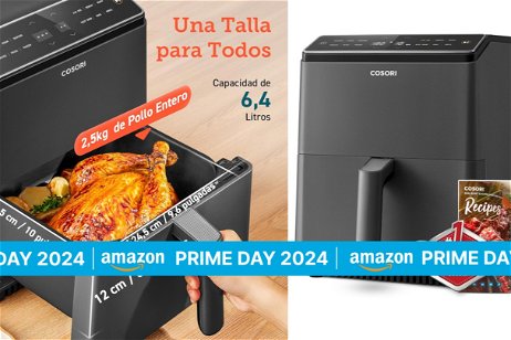 La freidora de aire Cosori de mayor capacidad está rebajada en este Amazon Prime Day