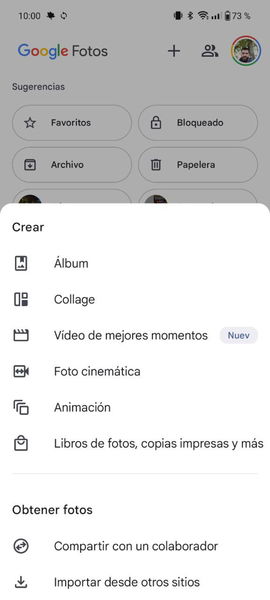 La app de Google Fotos renueva su interfaz con un acceso directo a tu Carpeta Privada