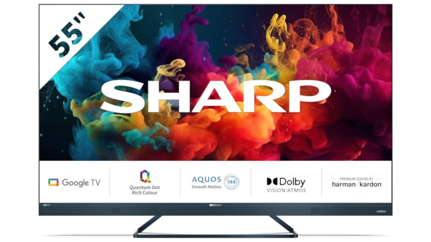 180 euros de descuento y mínimo histórico para esta Google TV Sharp de 55 pulgadas