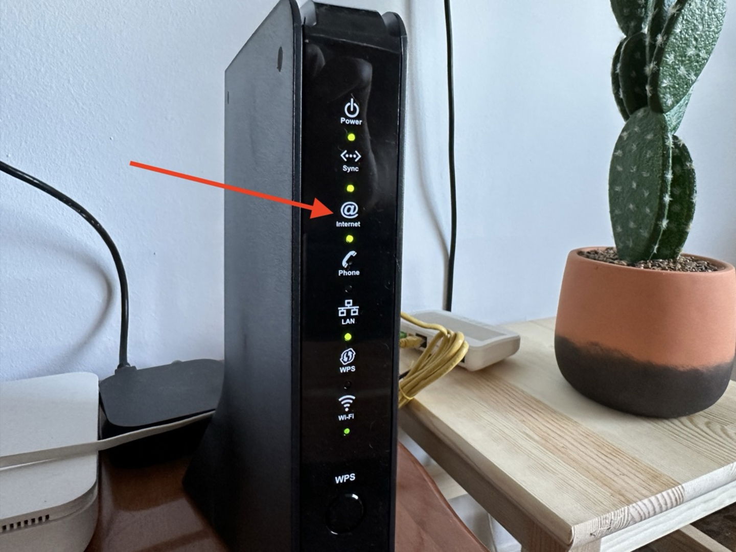 Qué significa una luz roja parpadeante en el router