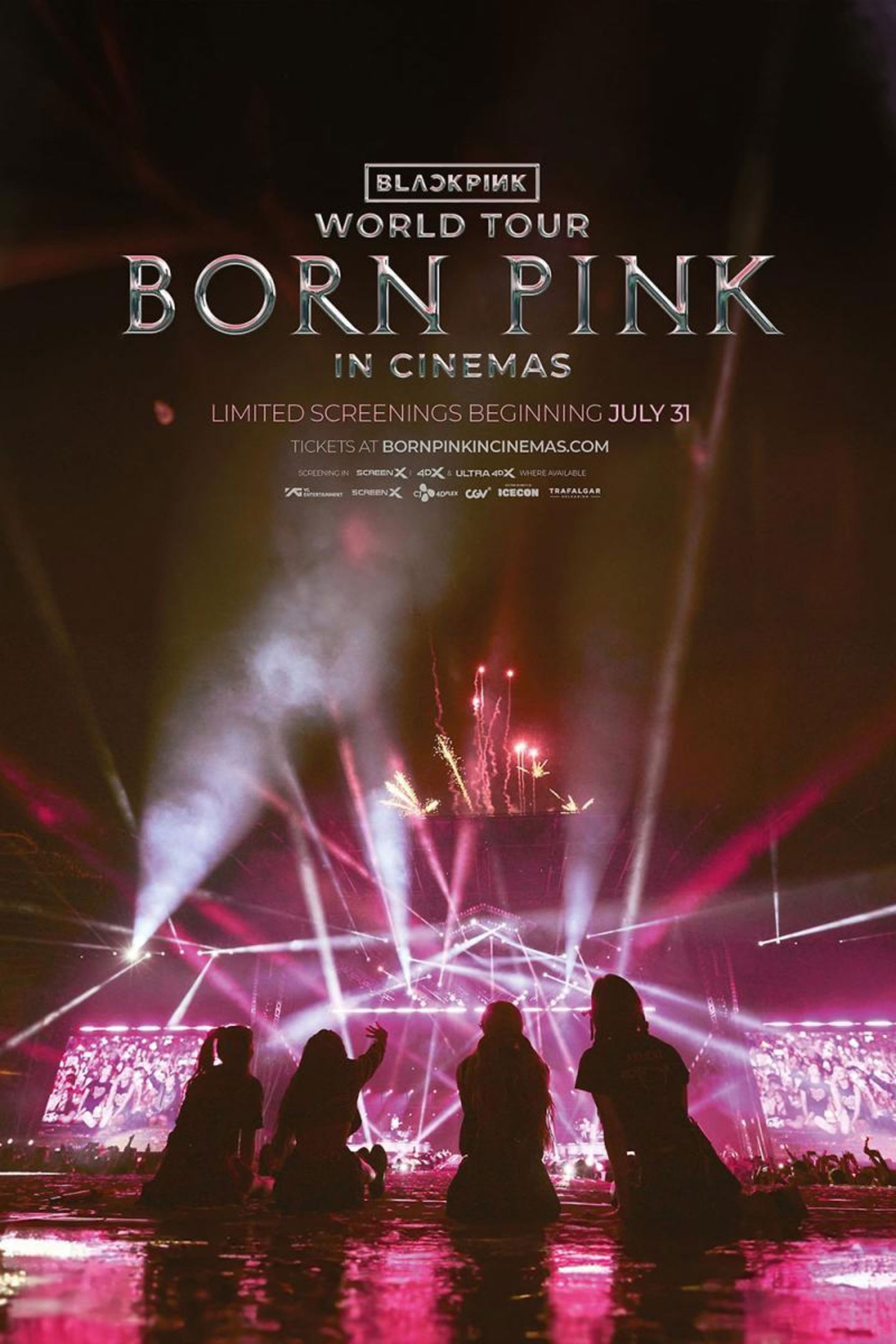 Póster oficial del documental 'Blackpink World Tour [Born Pink] In Cinemas'