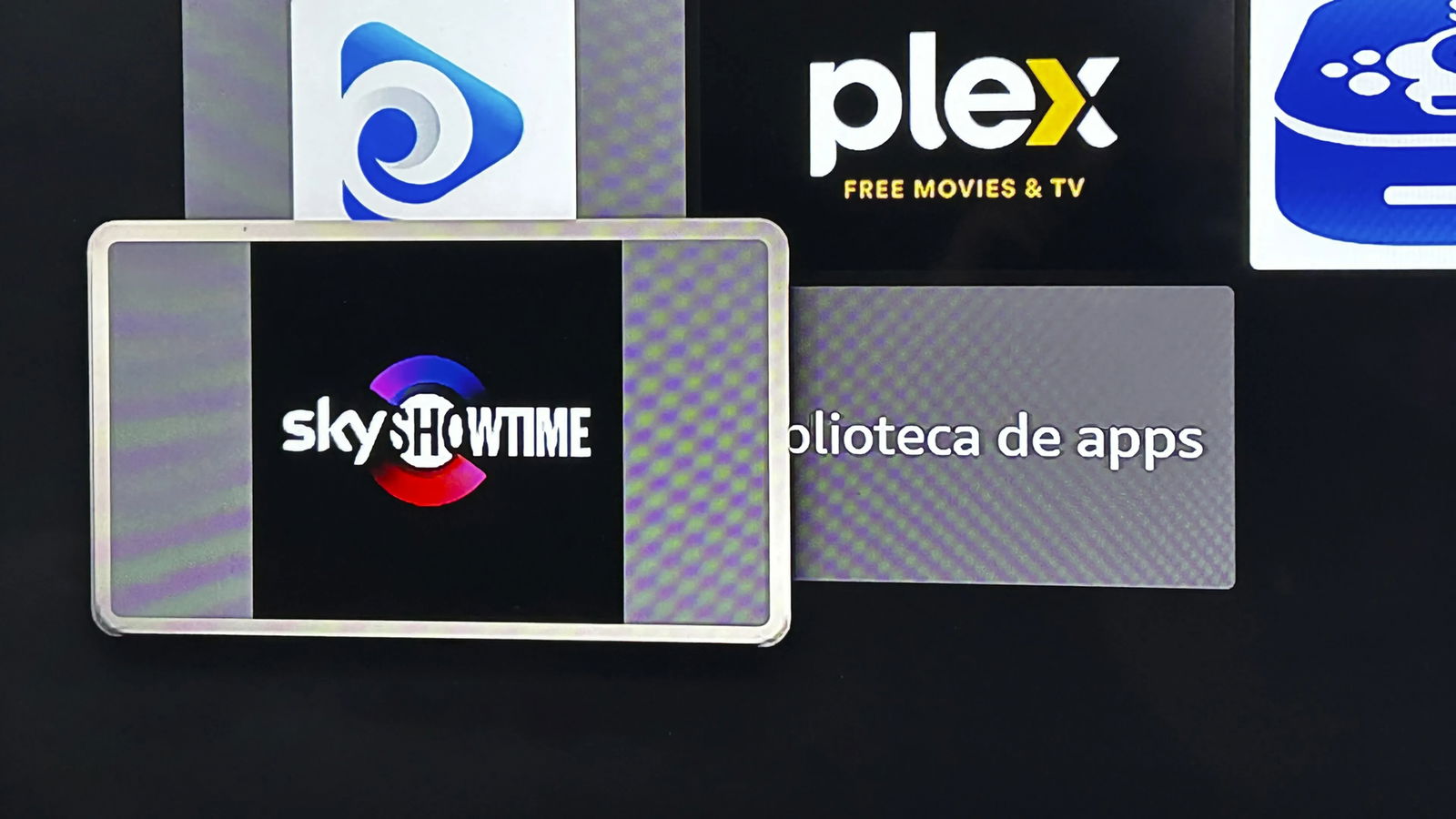 App de SkyShowtime en el menú del Amazon Fire TV Stick