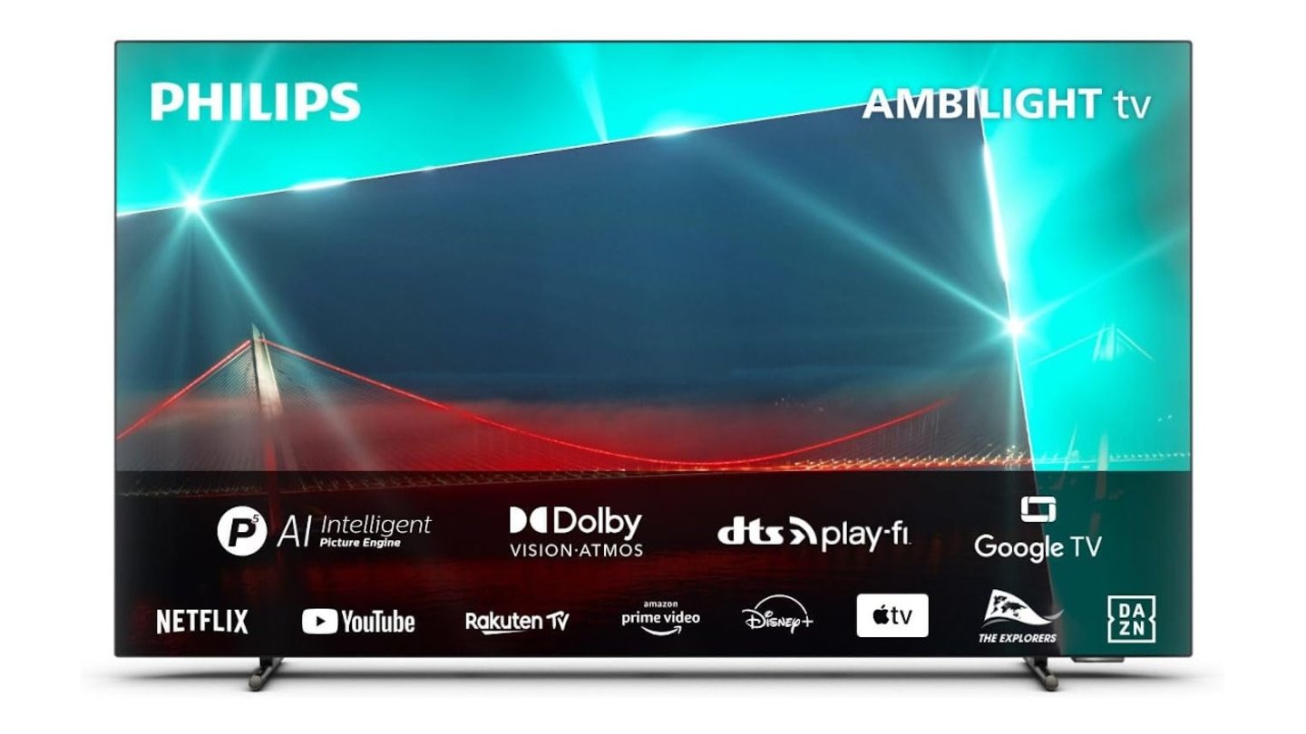 Smart TV Philips 4K OLED Ambilight frontal