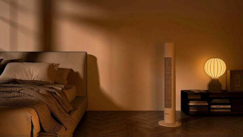 Trabaja o juega más a gusto con este ventilador torre, que emite una brisa tan agradable como su rebaja