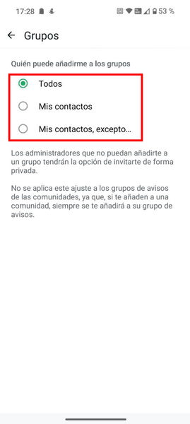 ¿Cansado de que te metan en grupos de WhatsApp sin tu permiso? Con este sencillo truco puedes ponerle fin