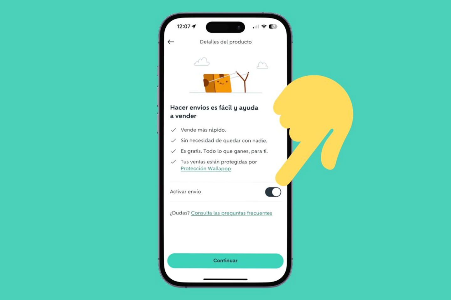 Cómo funciona Wallapop envíos y cuánto cuesta