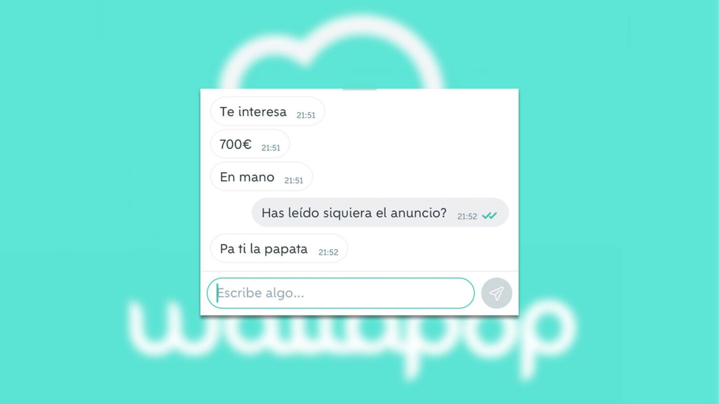 Antes de abrir una disputa en Wallapop es recomendable comunicarse con el vendedor por chat