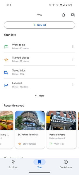 Google Maps para Android se vuelve minimalista: rediseña su barra inferior con dos pestañas menos