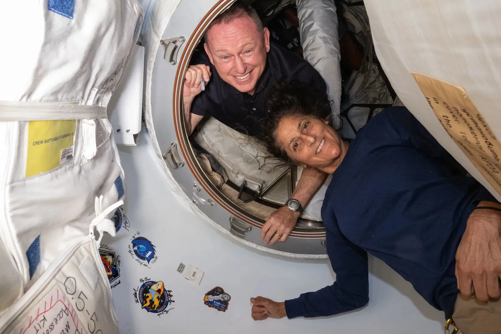 Butch Wilmore y Suni Williams (Créditos: NASA)