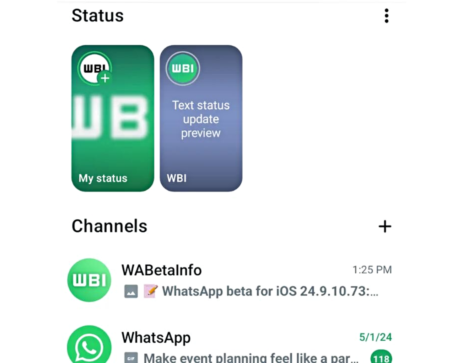 Nuevos Estados de WhatsApp