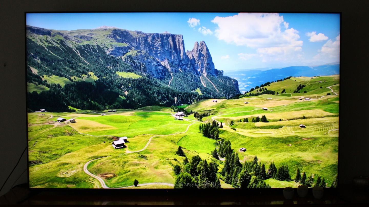 Paisaje en la Sony BRAVIA 9