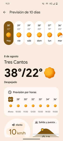 Ya puedes probar en tu móvil la nueva app del tiempo de los Google Pixel 9