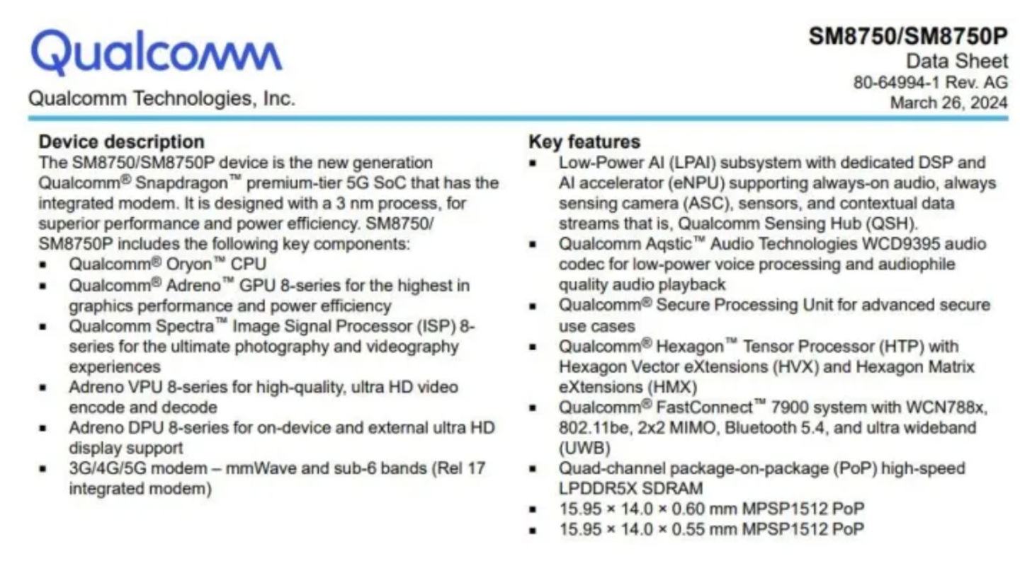 Las características del Qualcomm Snapdragon 8 Gen 4 salen a la luz: así será el chipset de gama alta de 2025